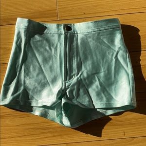 American Apparel Mint Disco Shorts - Size M